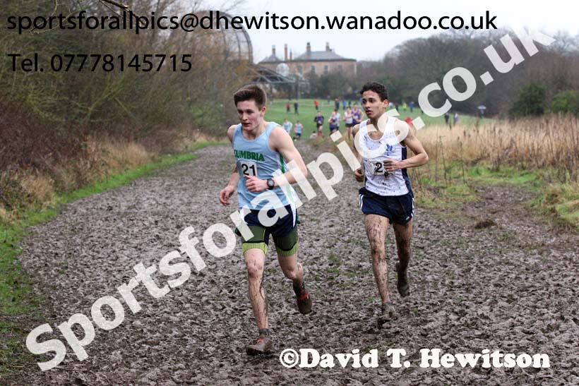 Senior boys Northern Inter Counties Schools Cross Country, Stockton. Photo: David T. Hewitson/Sports for All Pics